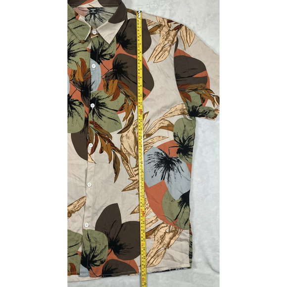 Hawaiian Manfinity Mens Shirt Short Sleeve Size XXL Vacation Tropical Aloha - Picture 7 of 8